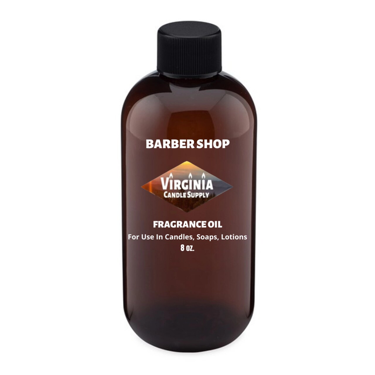 Barber Shop Fragrance Oil (8 oz Bottle) for Candle Making, Soap Making, Tart Making, Room Sprays, Lotions, Car Fresheners, Slime, Bath Bombs, Warmers…
